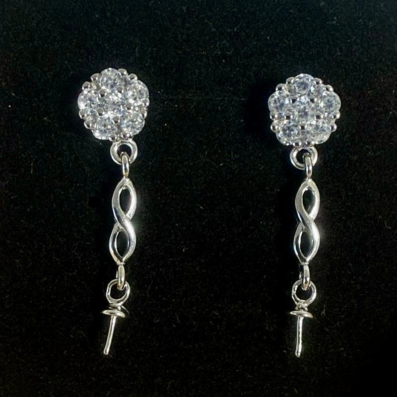 Twist Drop Earrings - includes twin Oyster opening