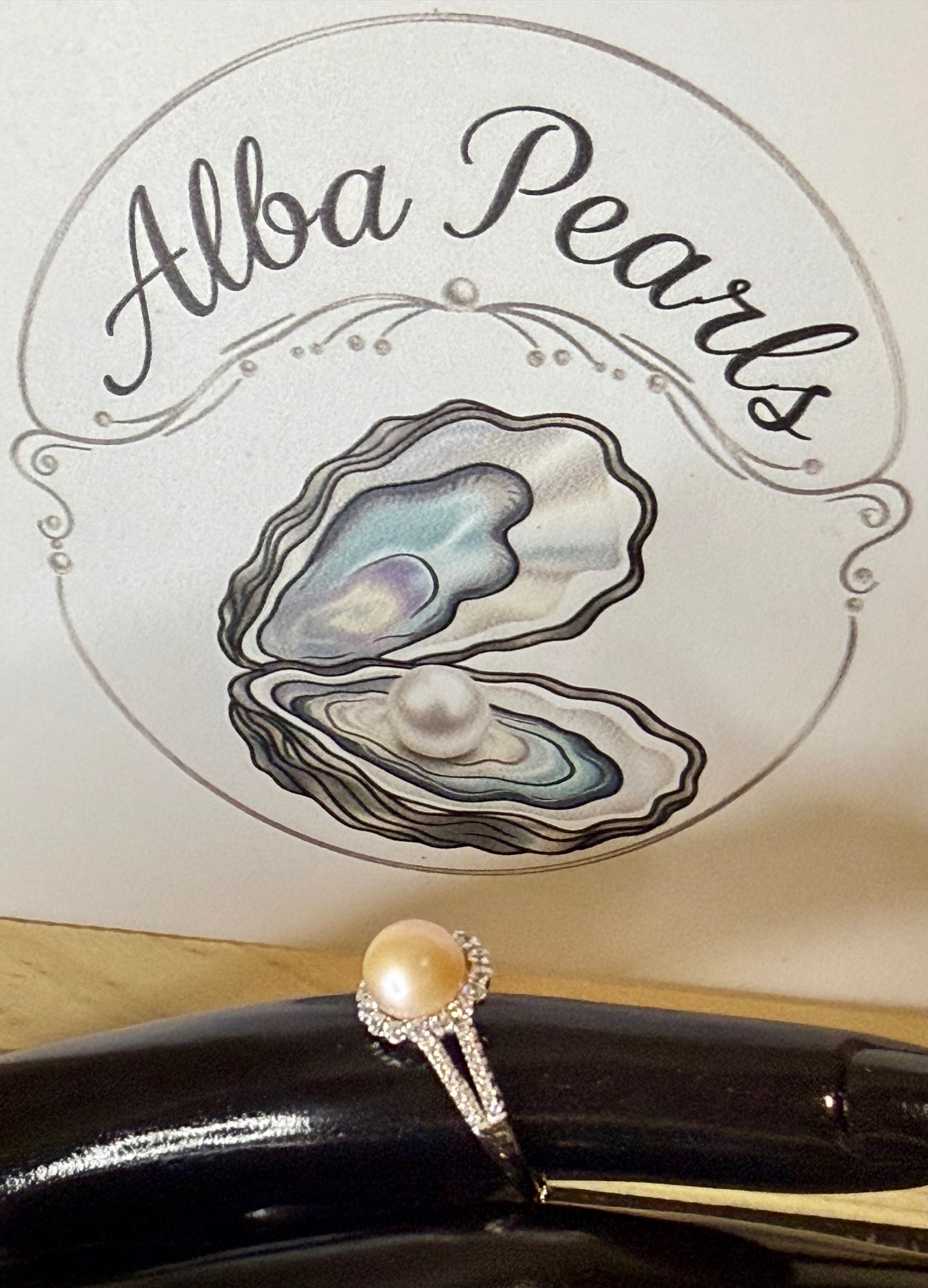 Natural Freshwater Pearl Ring- Includes single Oyster opening