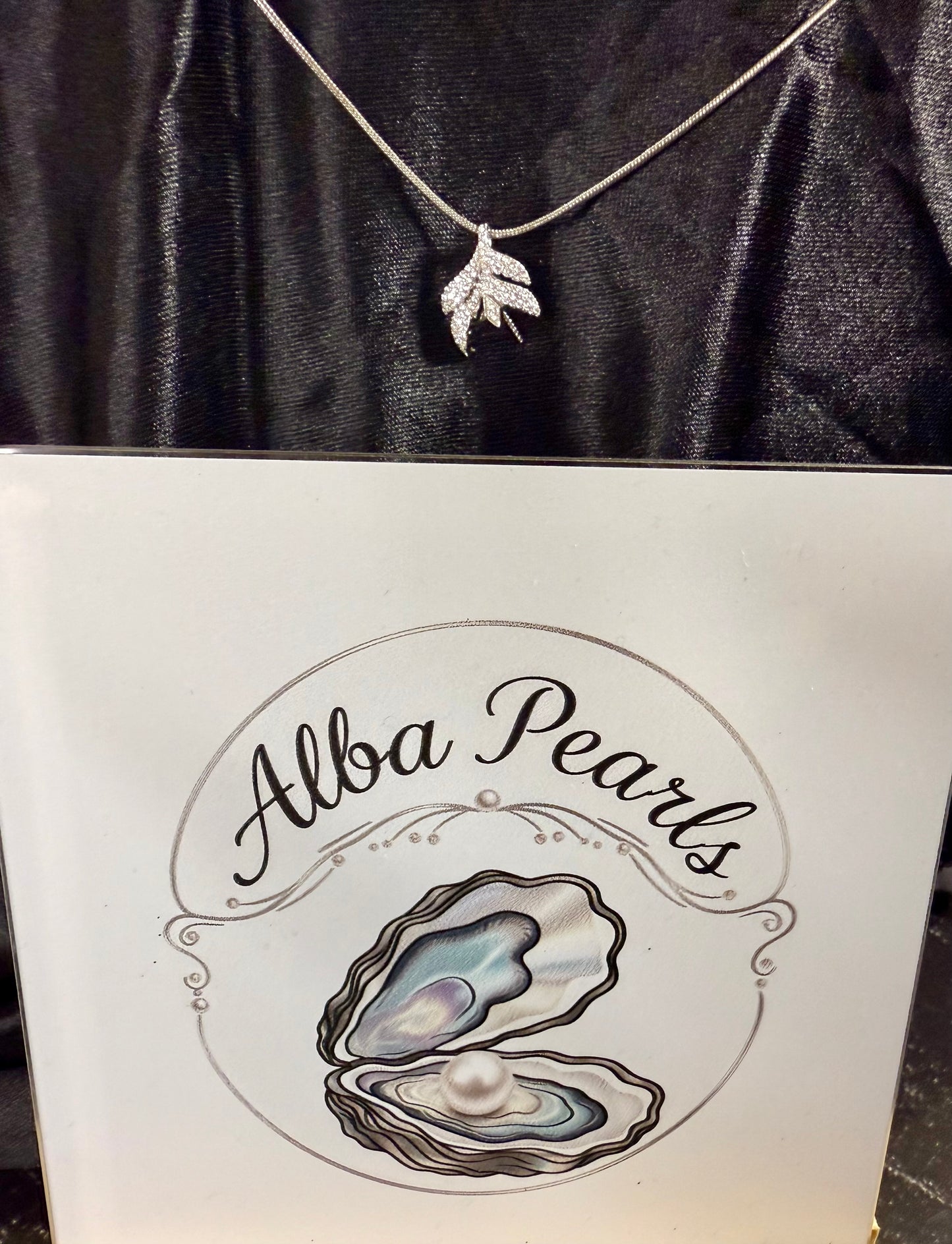 Natural Freshwater Pearl Pendant Necklace- Includes single Oyster opening