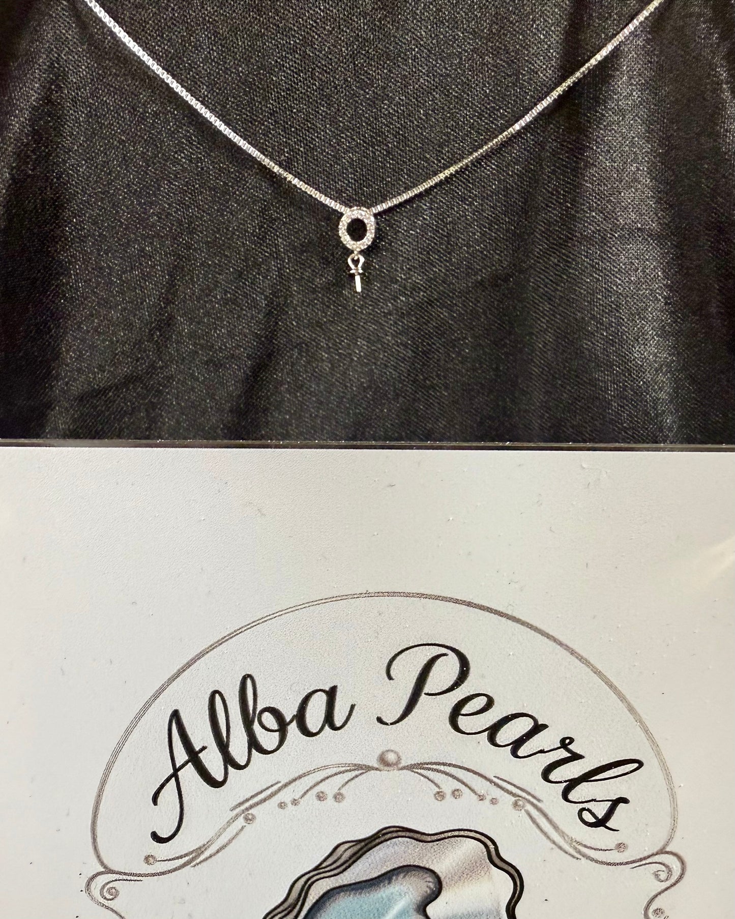 Natural Freshwater Pearl Pendant Necklace- Includes single Oyster opening