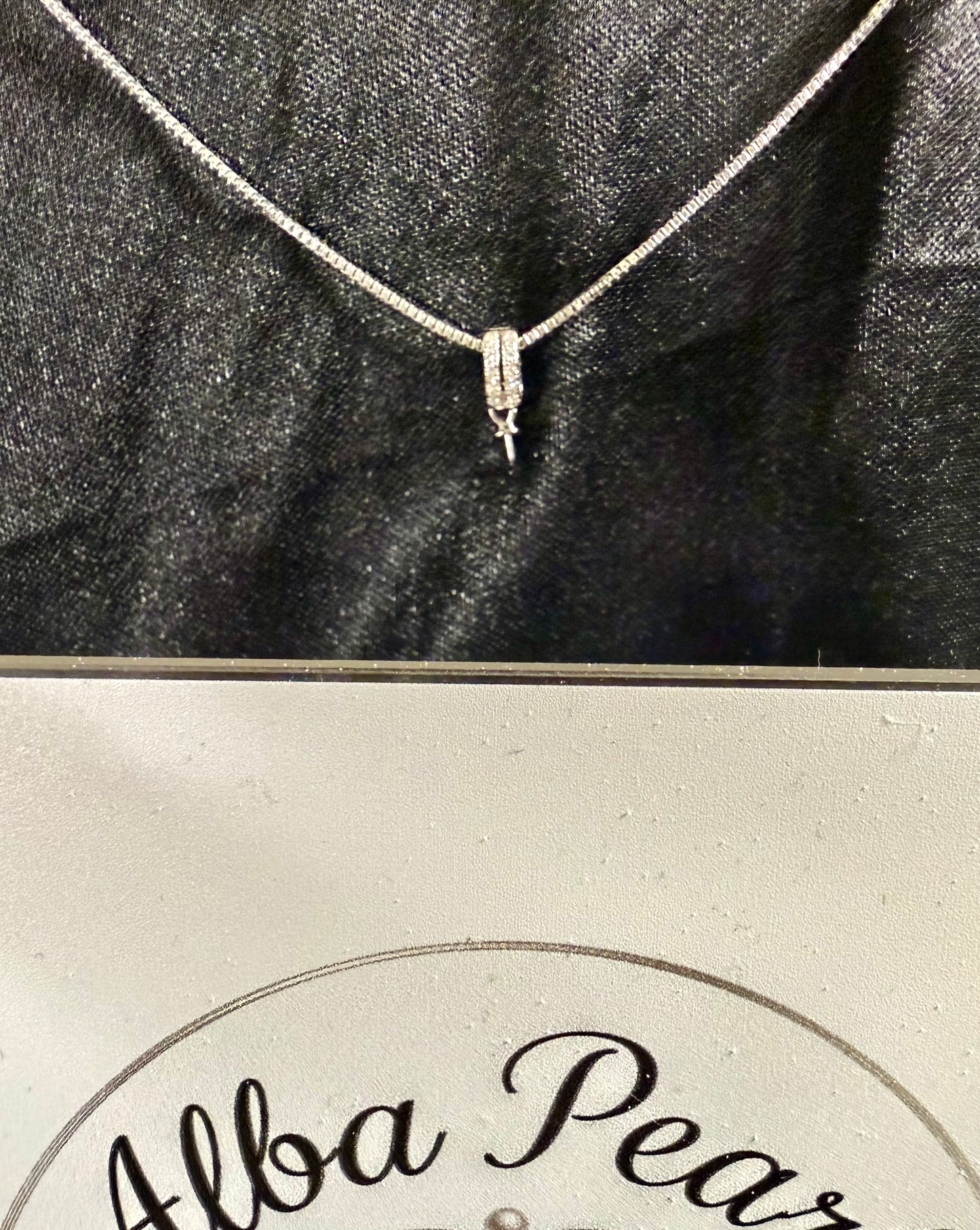 Natural Freshwater Pearl Pendant Necklace- Includes single Oyster Opening