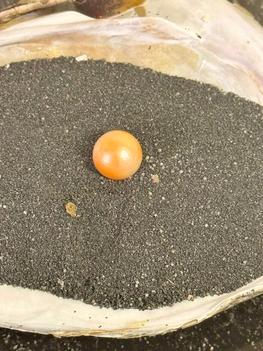 Orange Wonky Edison Pearl