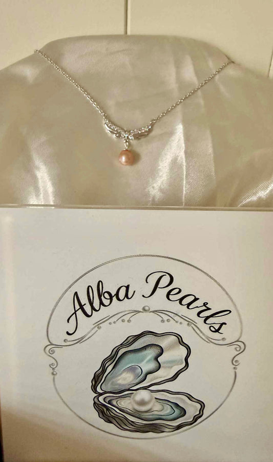 Angel Wings necklace - includes single Oyster opening