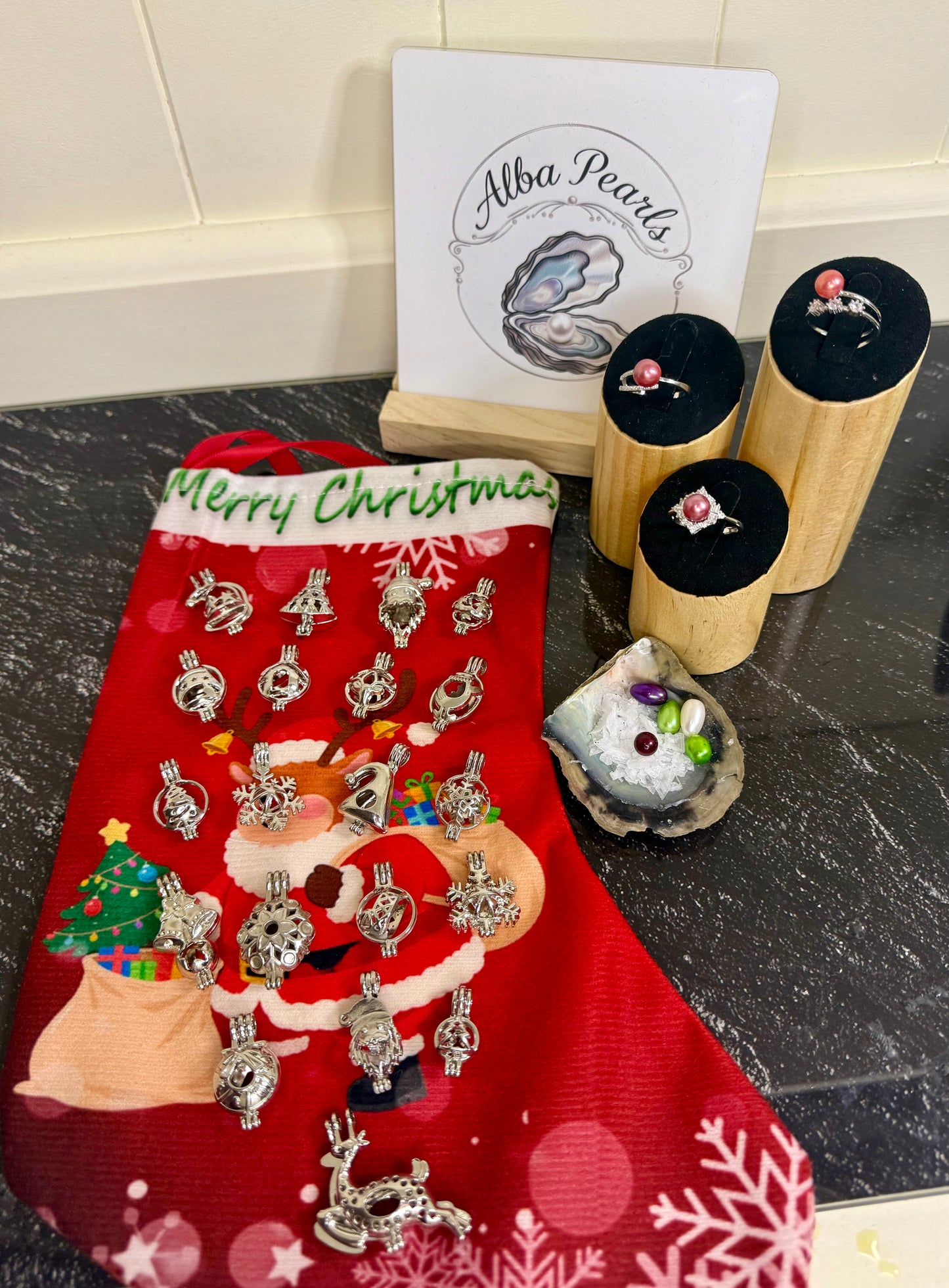 Limited Edition Christmas Stocking Set - Mystery ring option