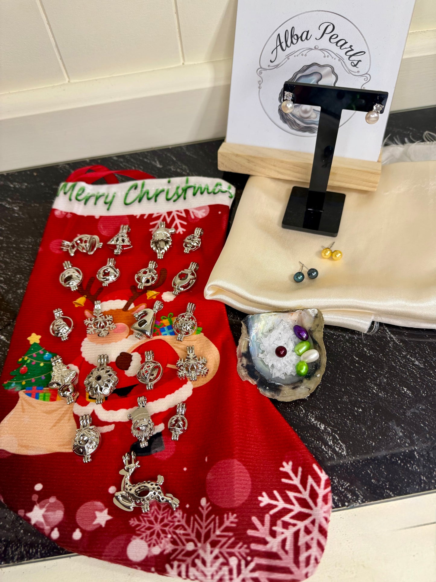 Limited Edition Christmas Stocking Gift Set - Mystery earring option