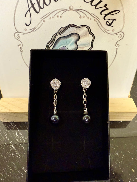 Twist Drop Earrings - includes twin Oyster opening
