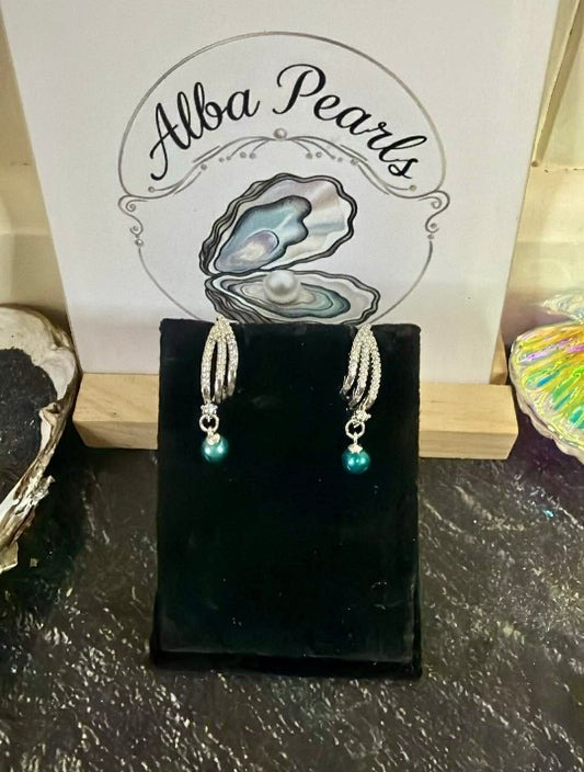 Twist Drop Earrings - includes twin Oyster opening