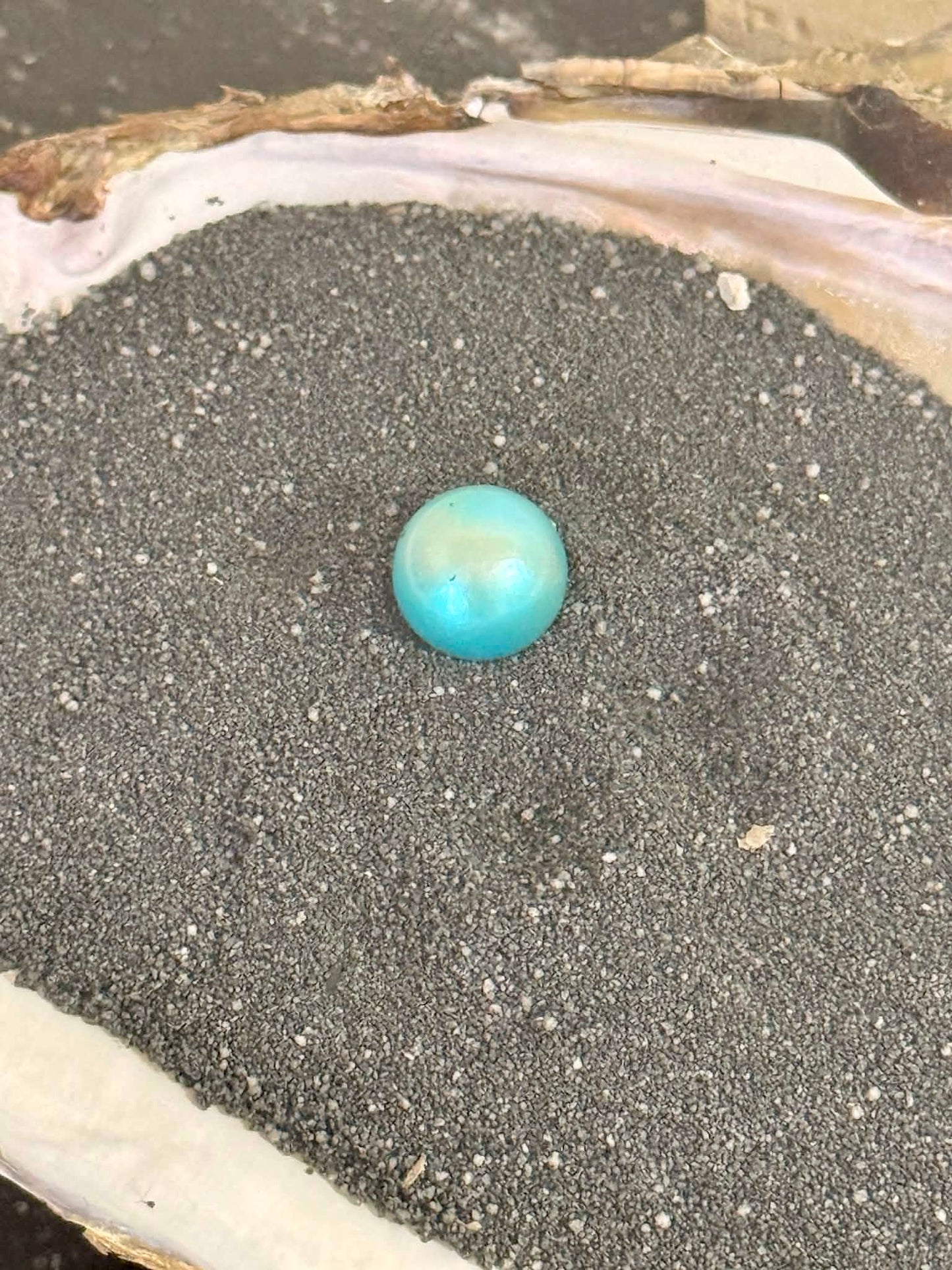 Turquoise Silver Wonky Edison
