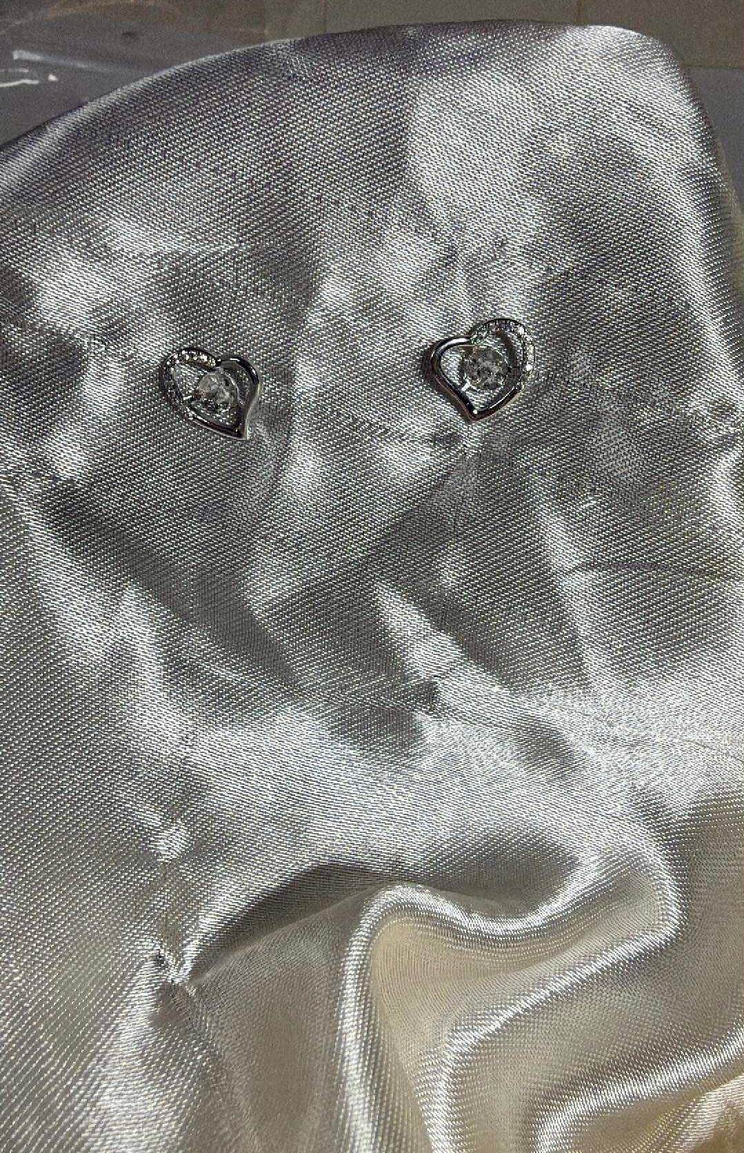 Heart Earrings - includes Twin Oyster opening