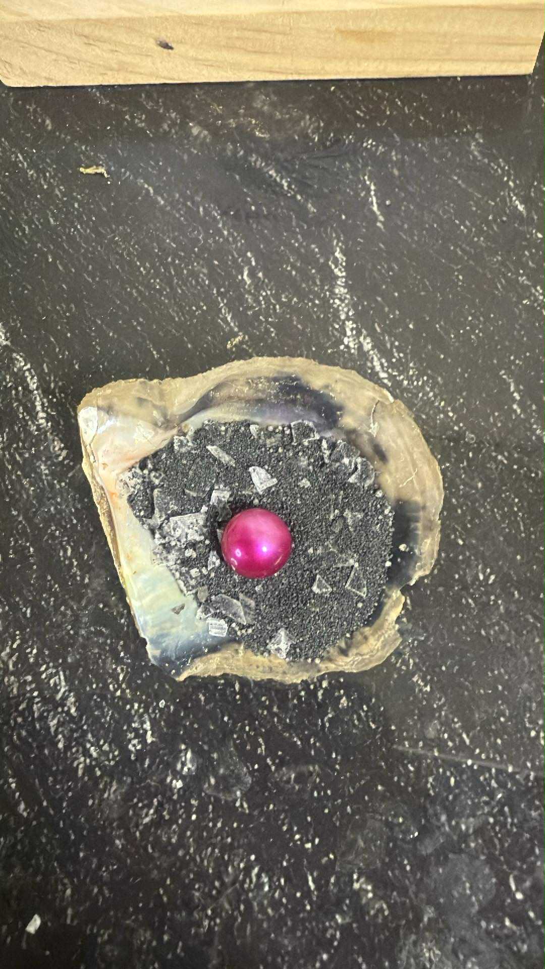 Fuchsia & Light Pink Wonky Edison Freshwater Pearl