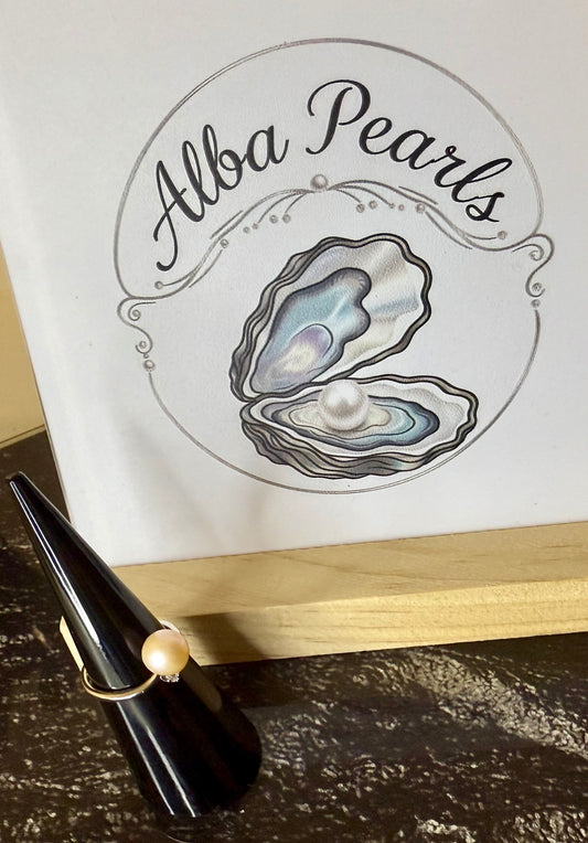 Natural Freshwater Pearl Ring- Includes single Oyster Opening