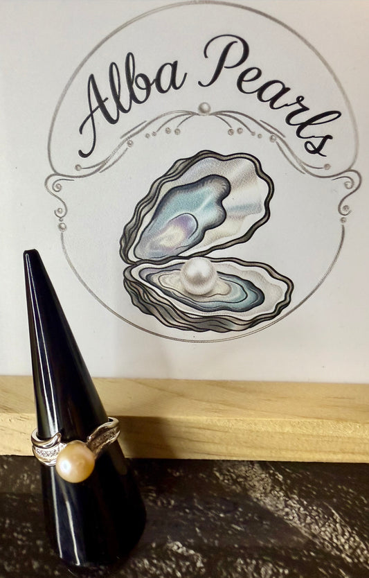 Natural Freshwater Pearl Ring- Includes single Oyster Opening
