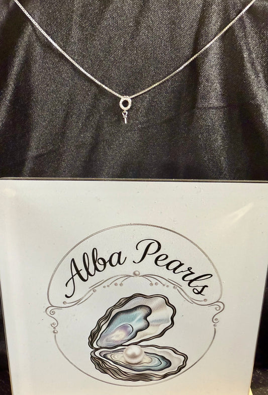 Natural Freshwater Pearl Pendant Necklace- Includes single Oyster opening