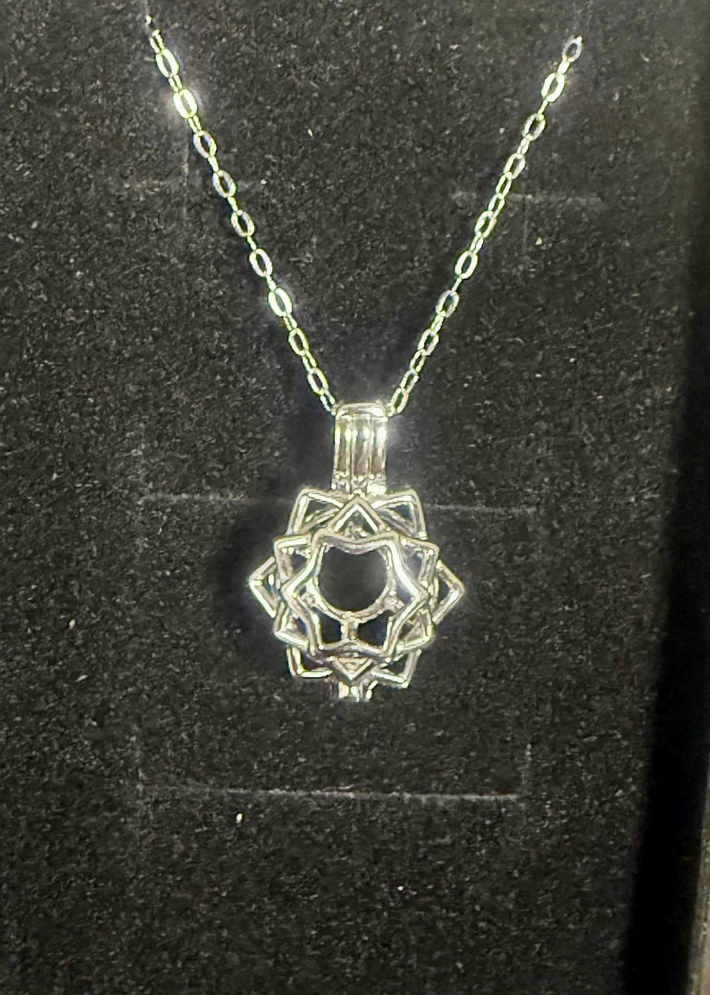 Star Cage Pendant - Includes single Oyster Opening