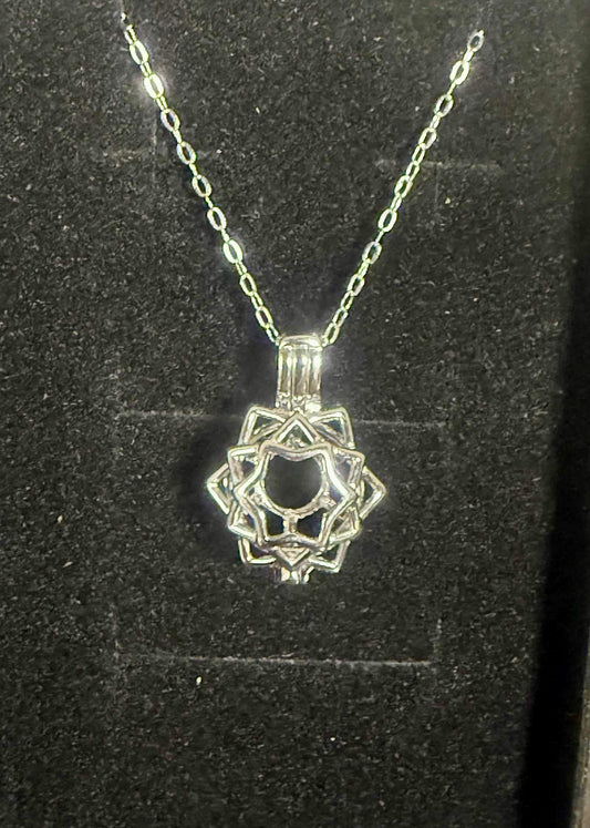 Star Cage Pendant - Includes single Oyster Opening