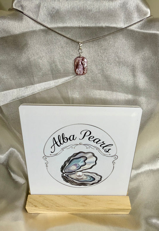 Purple Baroque Pearl Drop Pendant